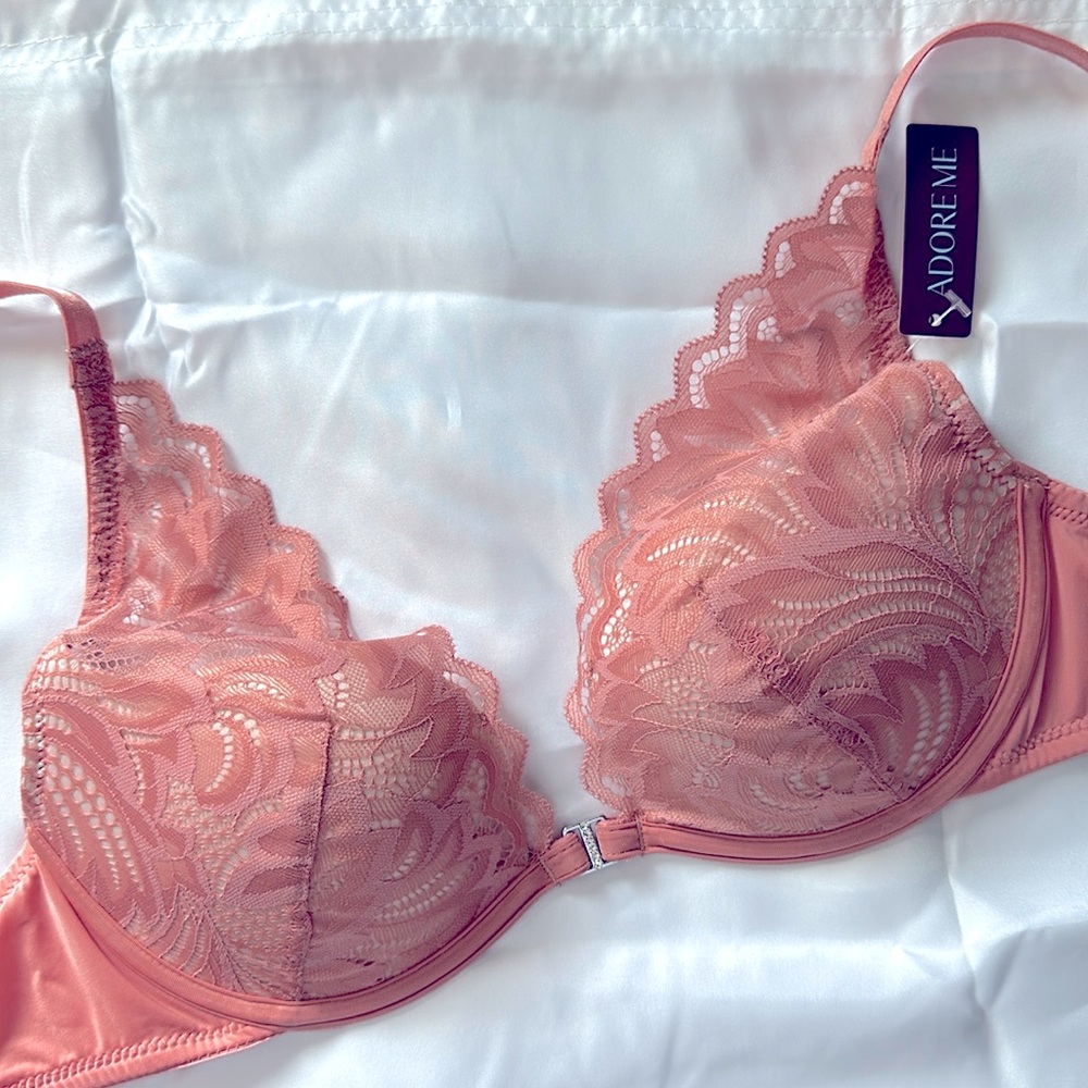 Adore Me Push Up Bra pink Size 32b New NWT